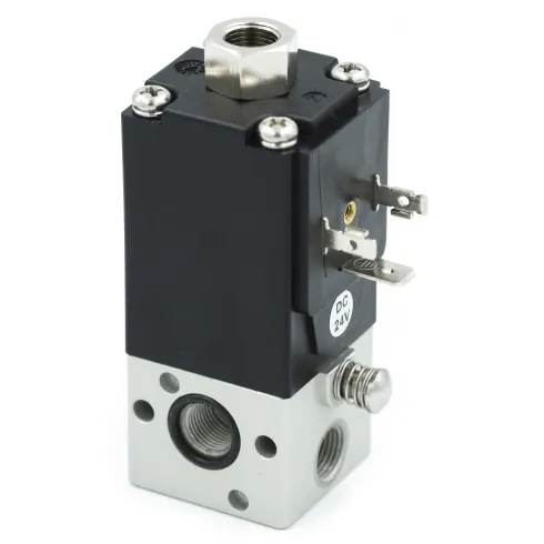 Пневмораспределитель 3/2 с электромагнитным управлением Camozzi